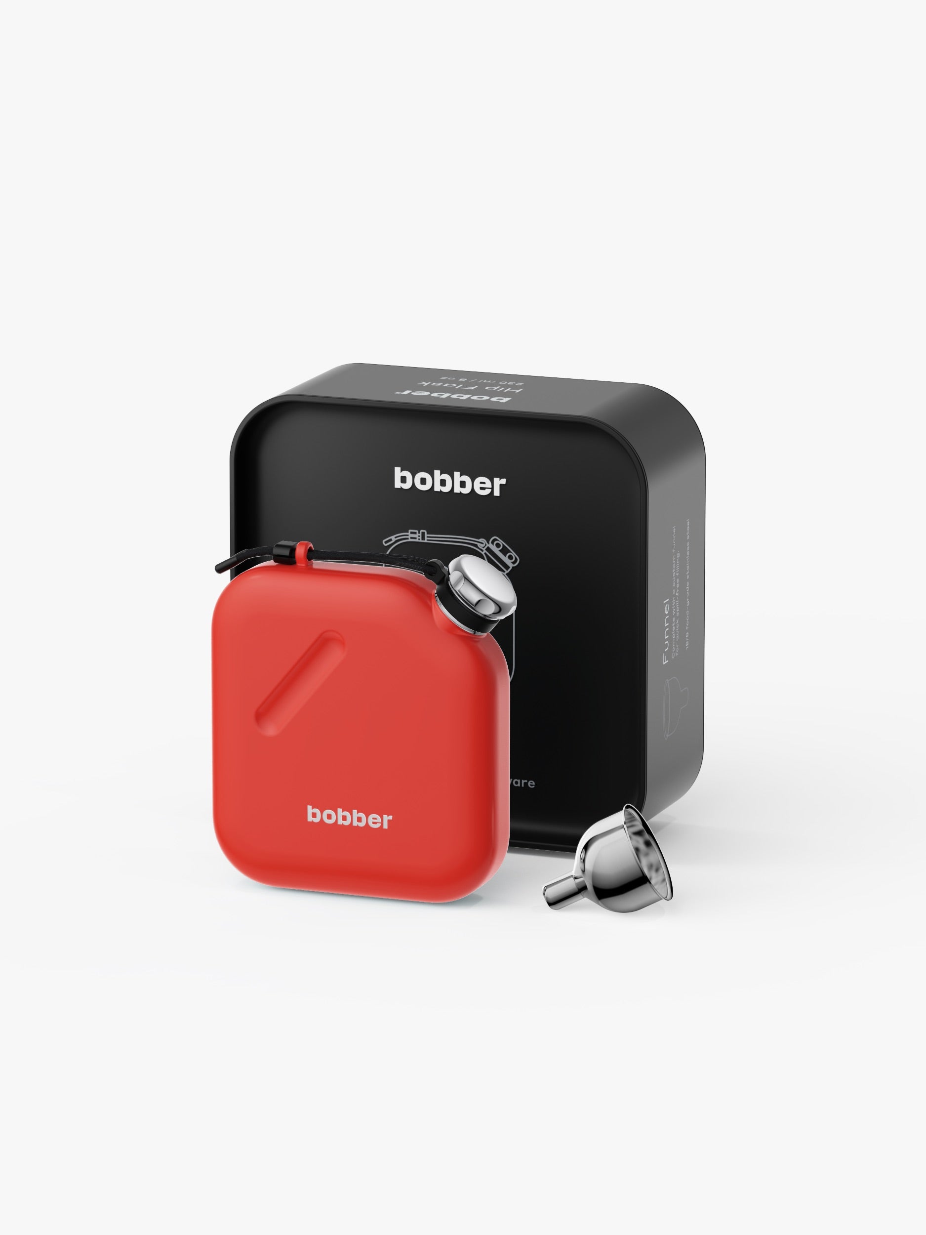 Hip Flask Cayenne Red