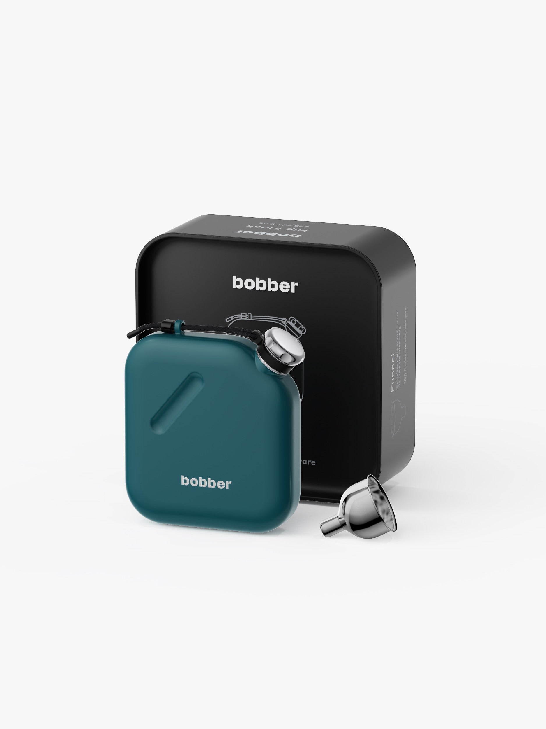 Bobber Hip Flask#Color_Deep Teal